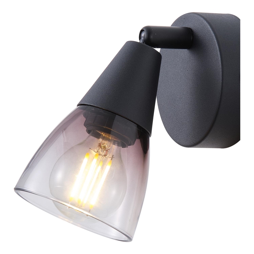 Seinäkohdevalo 1xE14/7W/230V savuinen