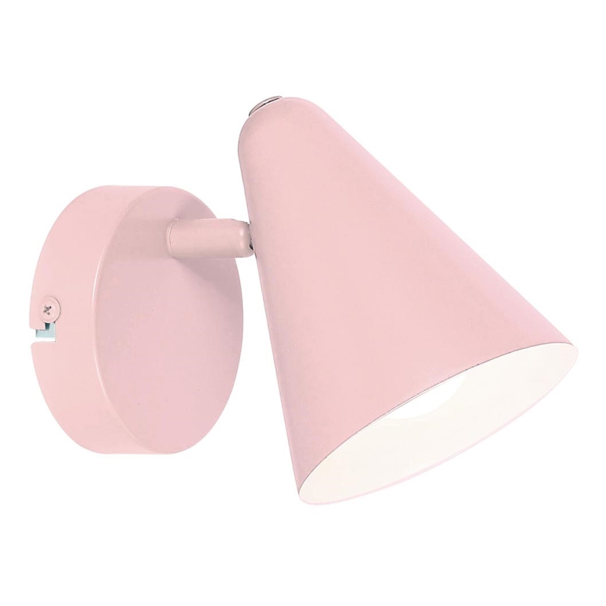 Seinäkohdevalo AMOR 1xE14/40W/230V pinkki