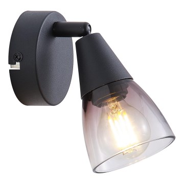 Seinäkohdevalo CLASSY 1xE14/7W/230V savuinen