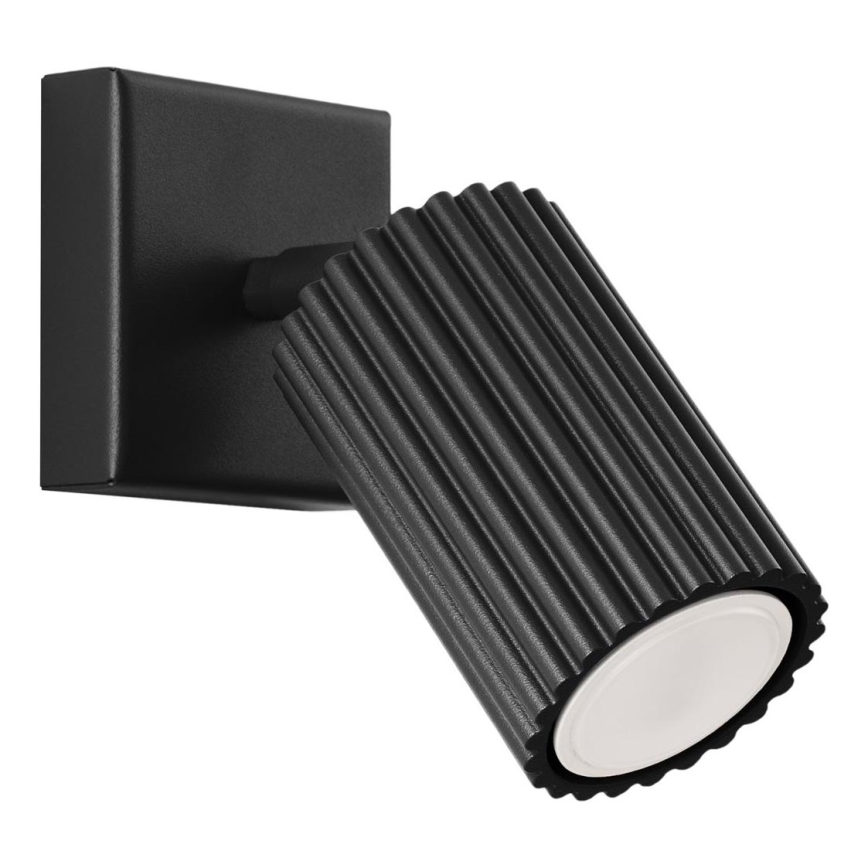 Seinäkohdevalo KARBON 1xGU10/10W/230V musta