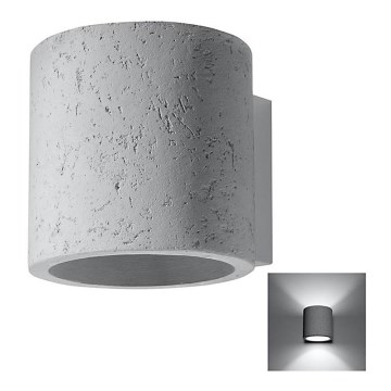 Seinäkohdevalo ORBIS 1xG9/40W/230V betoni