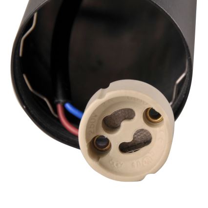 Seinäkohdevalo PARIISI 2xGU10/10W/230V IP20 musta
