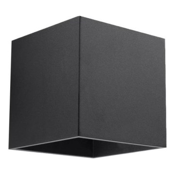 Seinäkohdevalo QUAD 1 1xG9/8W/230V musta