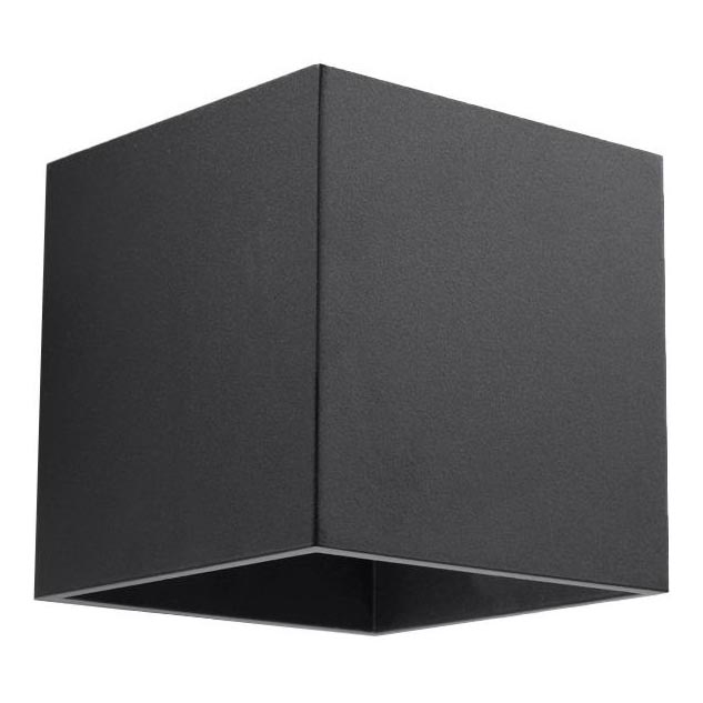 Seinäkohdevalo QUAD 1 1xG9/8W/230V musta