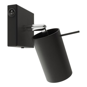 Seinäkohdevalo RING 1xGU10/10W/230V musta