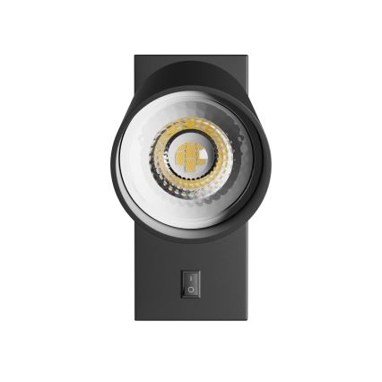 Seinäkohdevalo SQUALLA VARIOSA 1xGU10/10W/230V musta