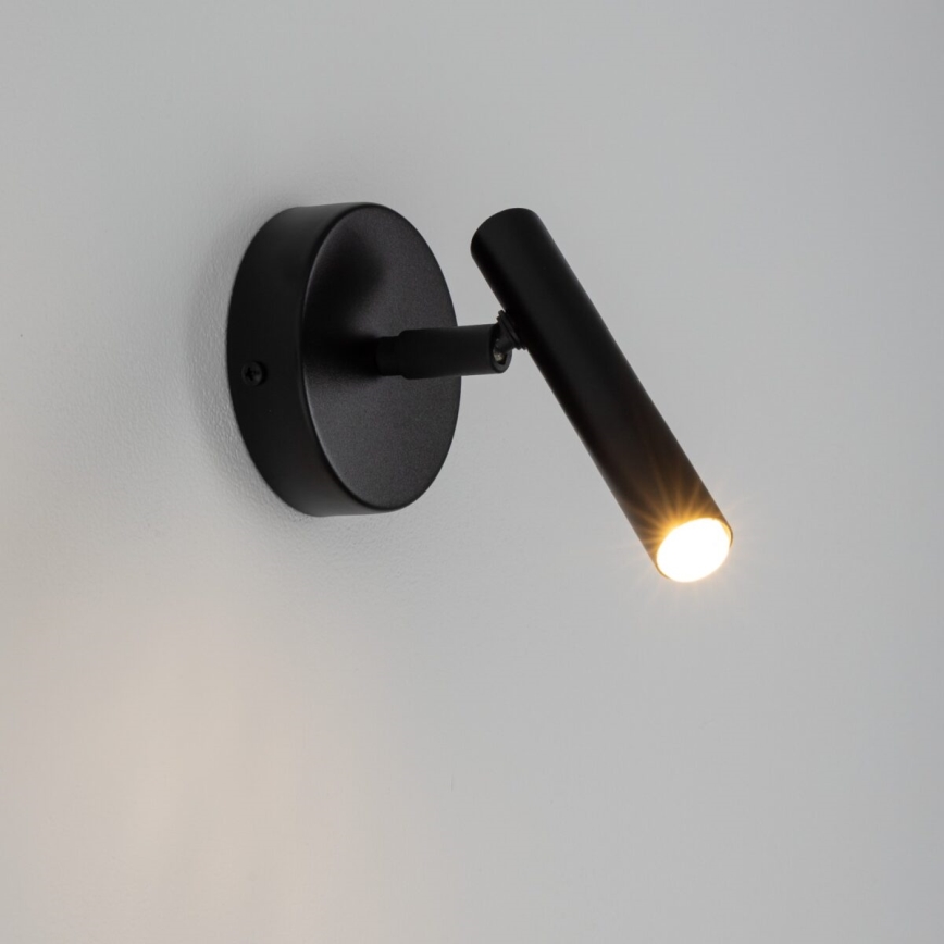 Seinäkohdevalo STALACTITE 1xG9/2,5W/230V musta