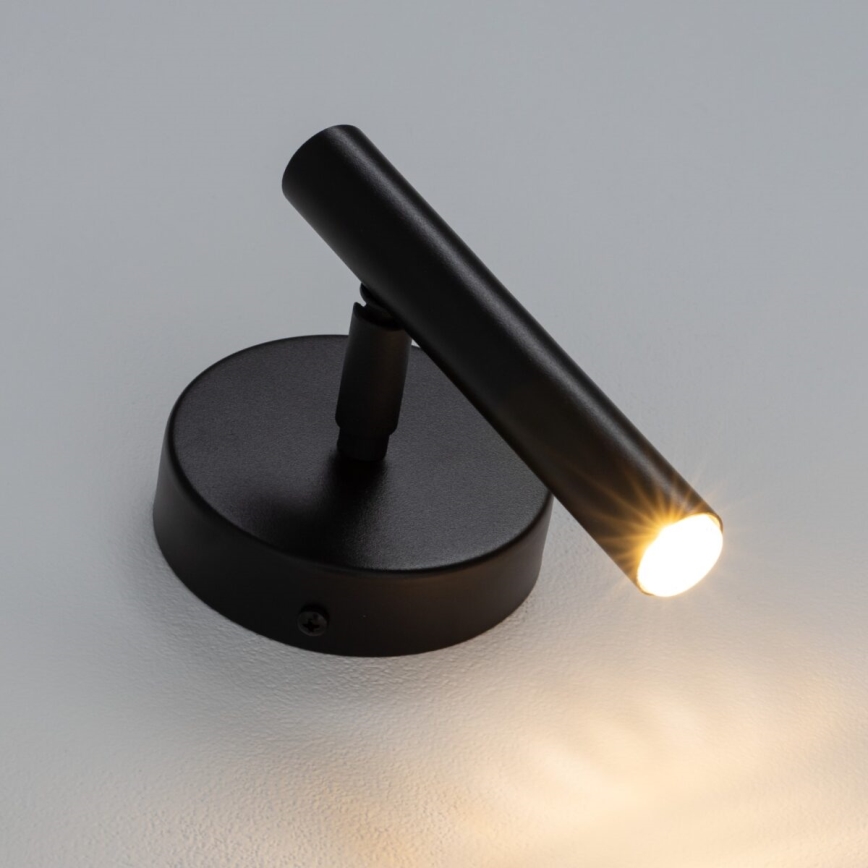 Seinäkohdevalo STALACTITE 1xG9/2,5W/230V musta