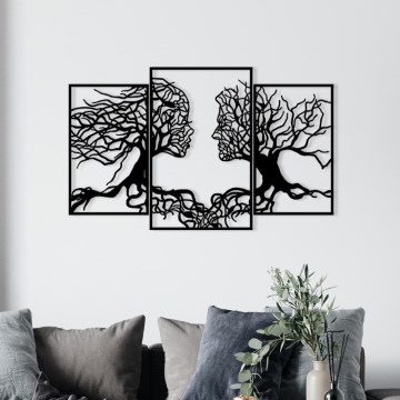 Seinäkoriste 116x71 cm Elämän puu metalli