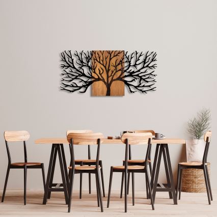 Seinäkoriste 150x70 cm puu puu/metalli