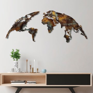Seinäkoriste 2 kpl 150x59 cm planeetta metalli