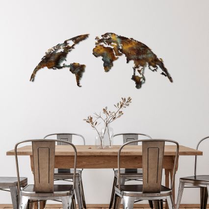Seinäkoriste 2 kpl 150x59 cm planeetta metalli