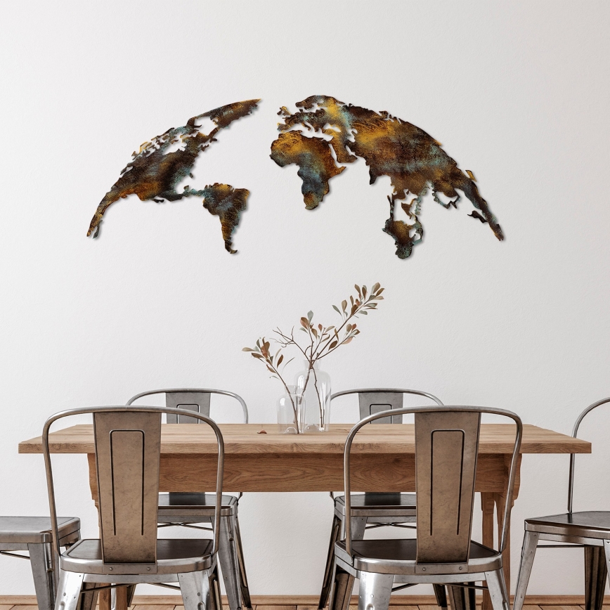 Seinäkoriste 2 kpl 150x59 cm planeetta metalli