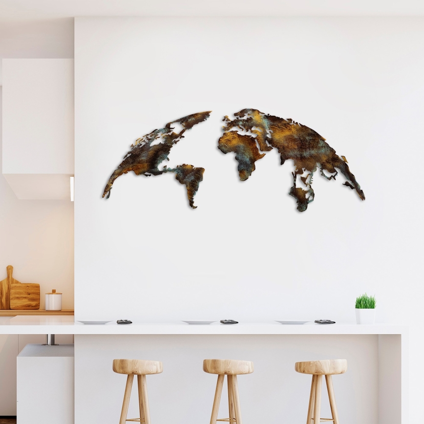 Seinäkoriste 2 kpl 150x59 cm planeetta metalli