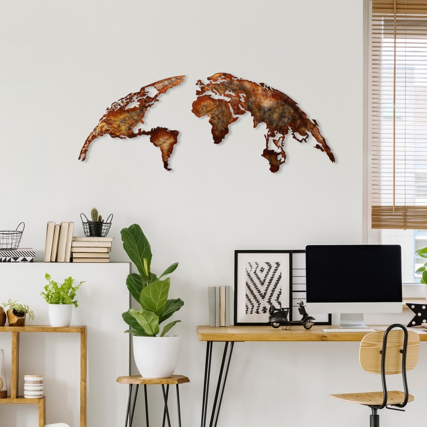 Seinäkoriste 2 kpl 150x59 planeetta metalli