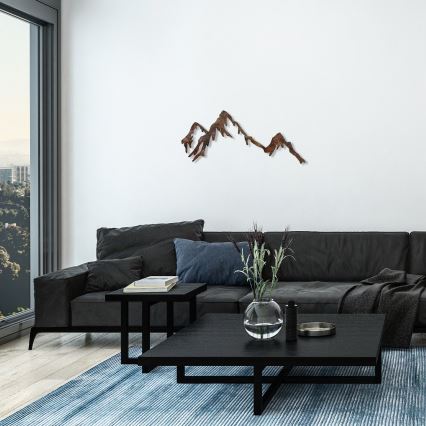 Seinäkoriste 45x70 cm vuoret metalli