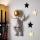 Seinäkoriste 47x35 cm astronaut kulta