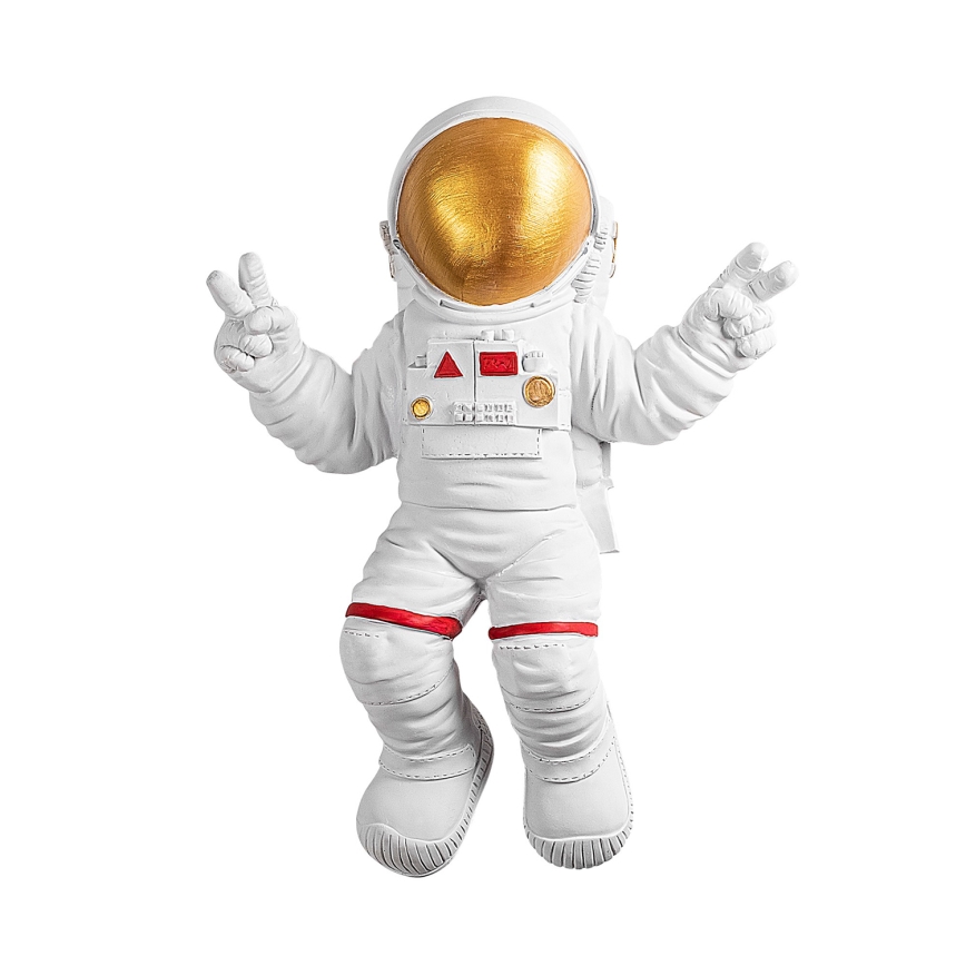 Seinäkoriste 47x35 cm astronaut kulta