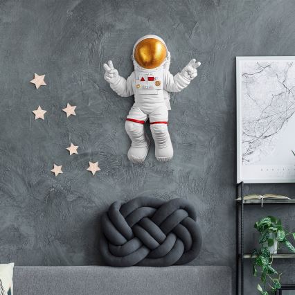 Seinäkoriste 47x35 cm astronaut kulta
