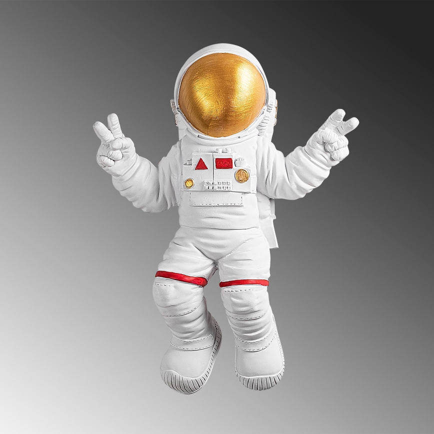 Seinäkoriste 47x35 cm astronaut kulta