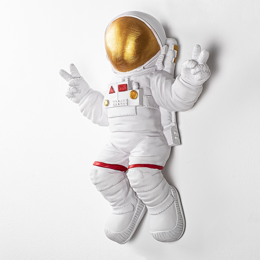 Seinäkoriste 47x35 cm astronaut kulta