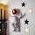 Seinäkoriste 47x35 cm astronaut kupari