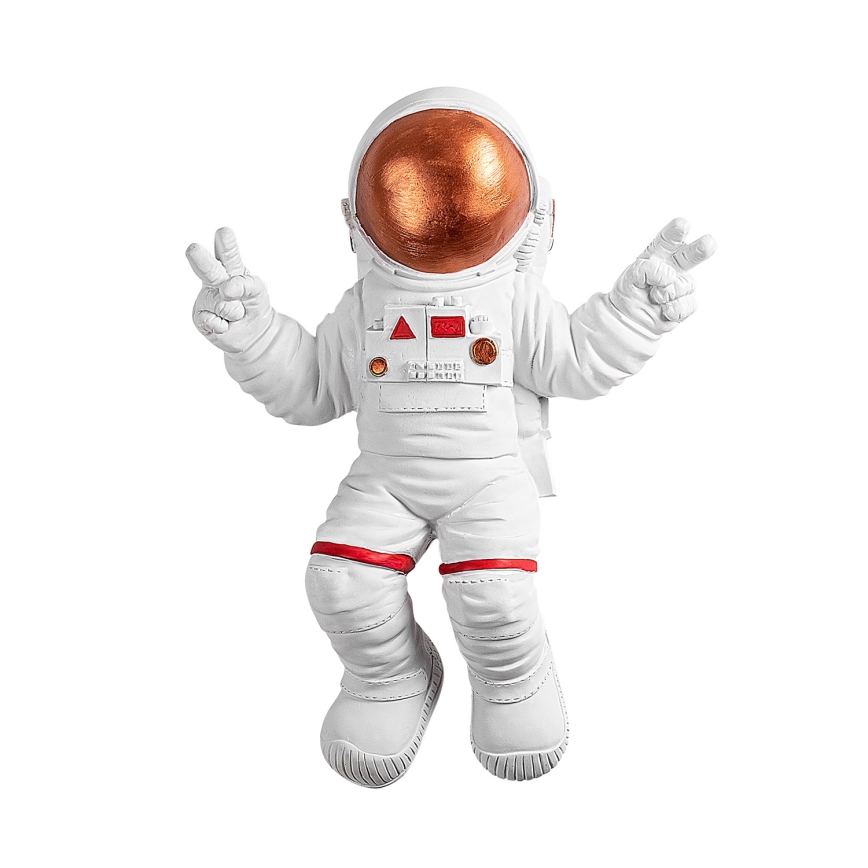 Seinäkoriste 47x35 cm astronaut kupari