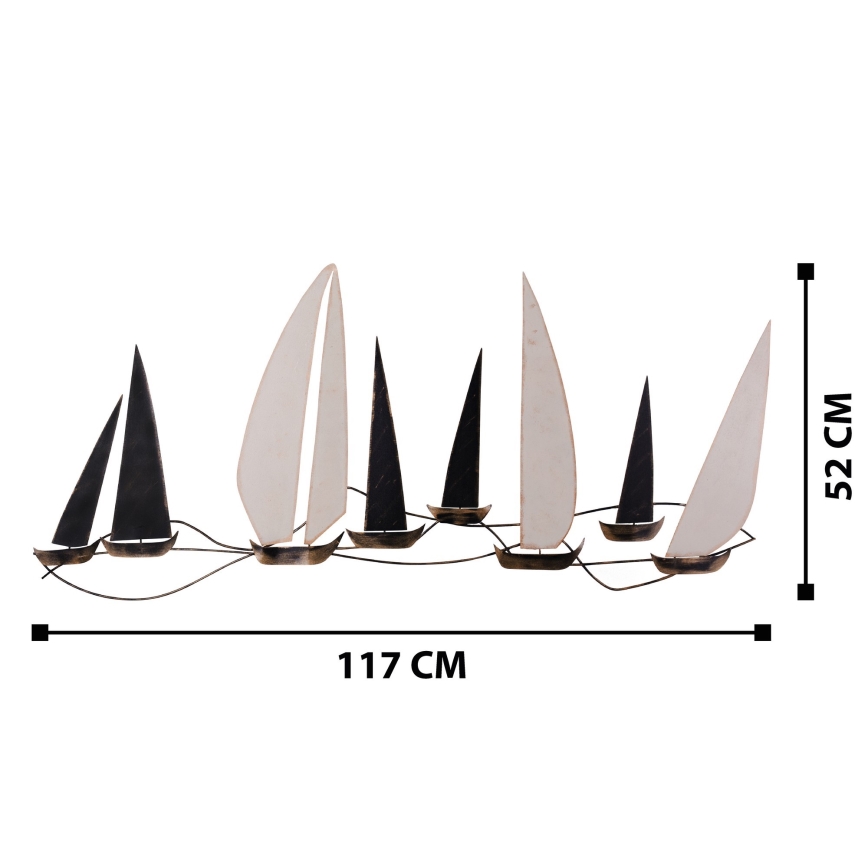 Seinäkoriste 52x117 cm purjeveneet