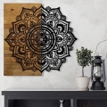 Seinäkoriste 59x58 cm mandala puu/metalli