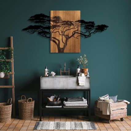 Seinäkoriste 70x144 cm puu/metalli