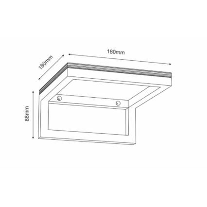 Seinäkukkaruukku 9x18 cm