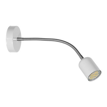 seinälamppu MAXI 1xGU10/40W/230V valkoinen