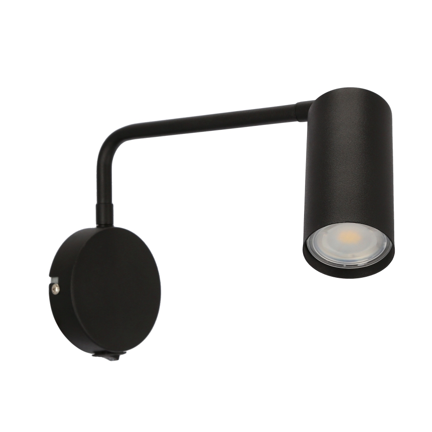 Seinälamppu TINA 1xGU10/15W/230V musta