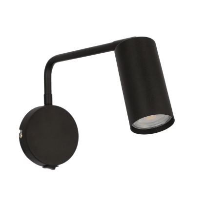 Seinälamppu TINA 1xGU10/15W/230V musta