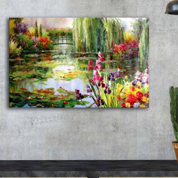 Seinämaalaus kankaalle 45x70 cm luonto