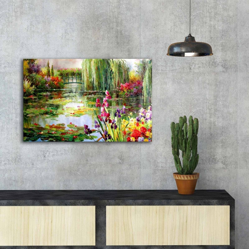 Seinämaalaus kankaalle 45x70 cm luonto