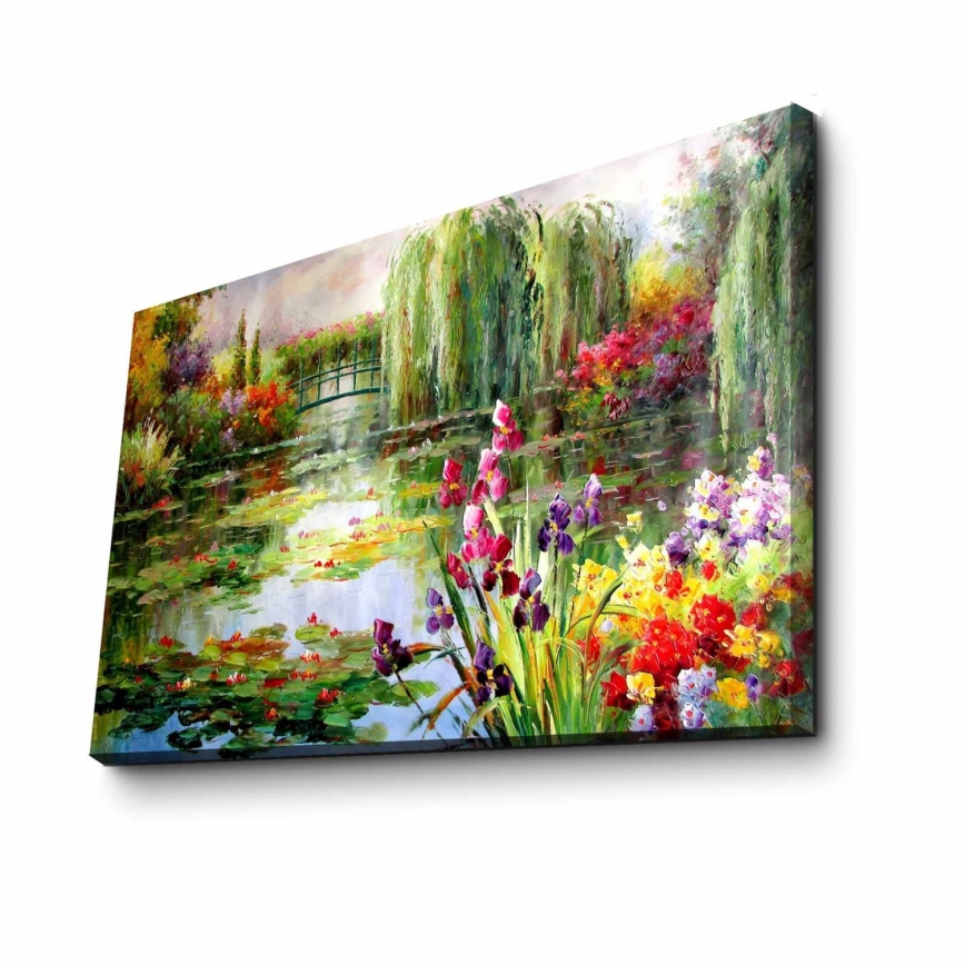 Seinämaalaus kankaalle 45x70 cm luonto