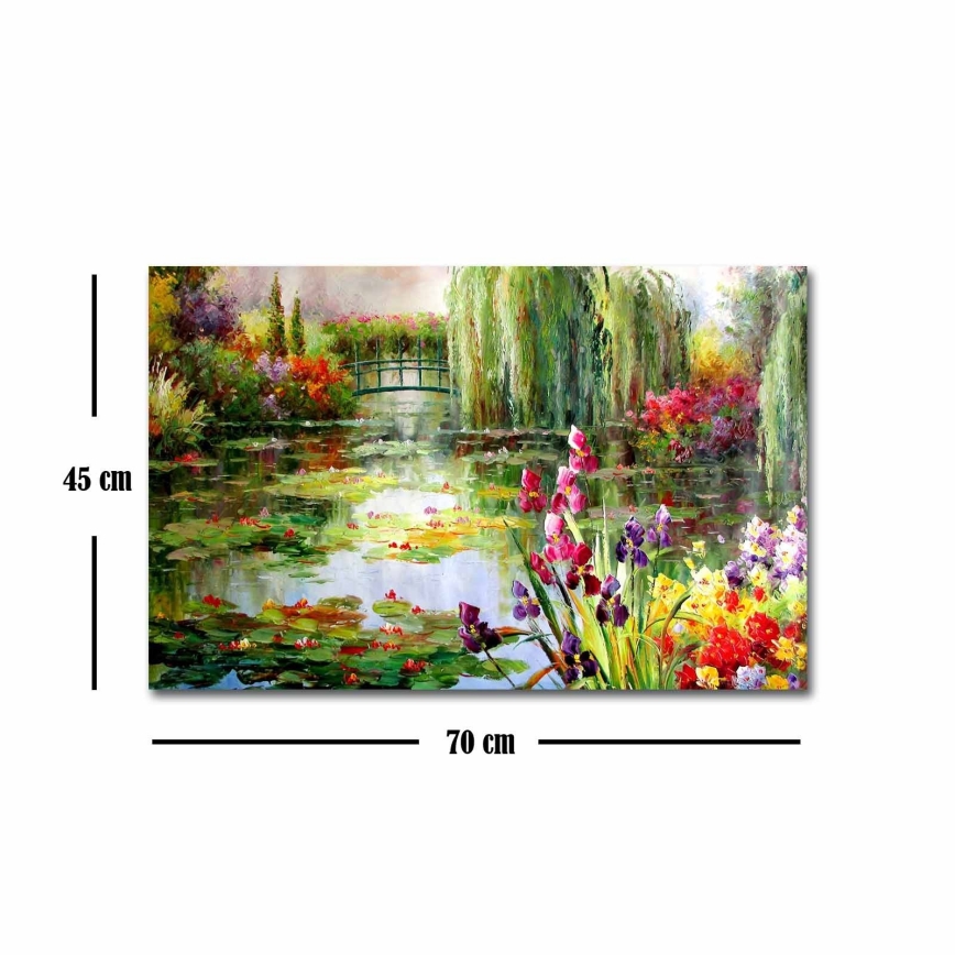 Seinämaalaus kankaalle 45x70 cm luonto