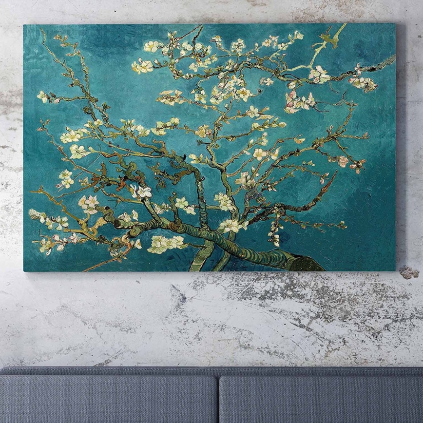 Seinämaalaus kankaalle 70x100 cm puu