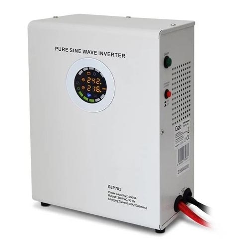 Seinän varavirtalähde 700W/1000VA puhdas siniaalto