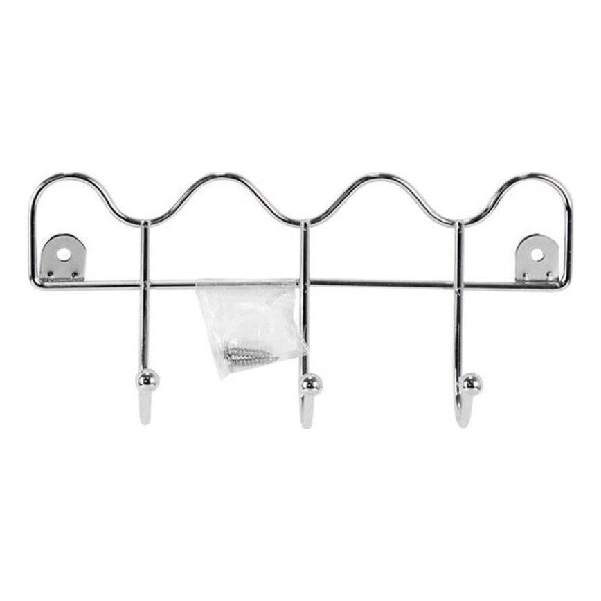 Seinänaulakko 10 x 21,5 cm, kiiltävä kromi