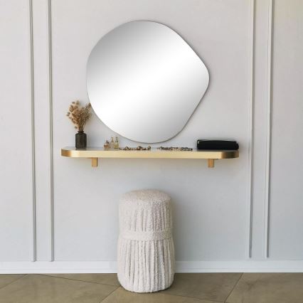 Seinäpeili ASSO 70x67 cm kulta