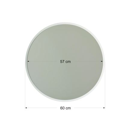 Seinäpeili AYNA 60 cm valkoinen