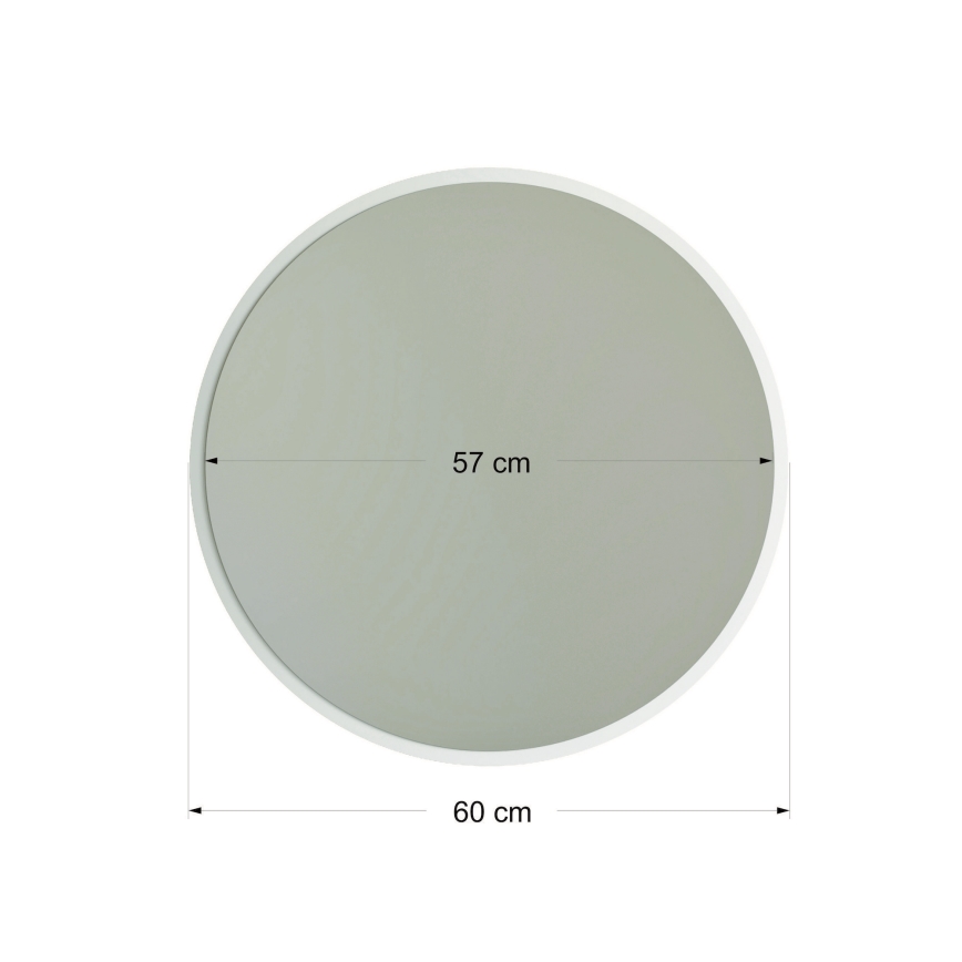 Seinäpeili AYNA 60 cm valkoinen