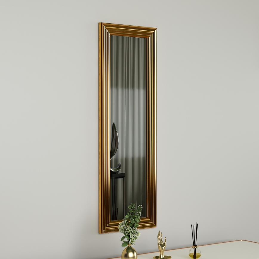 Seinäpeili BOSS 90x30 cm kulta