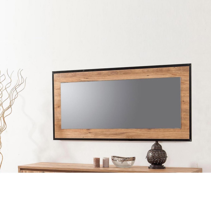 Seinäpeili QUANTUM 60x110 cm ruskea/musta