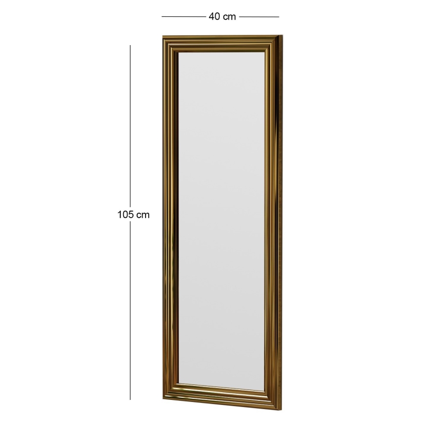 Seinäpeili SMOOTH 105x40 cm kulta