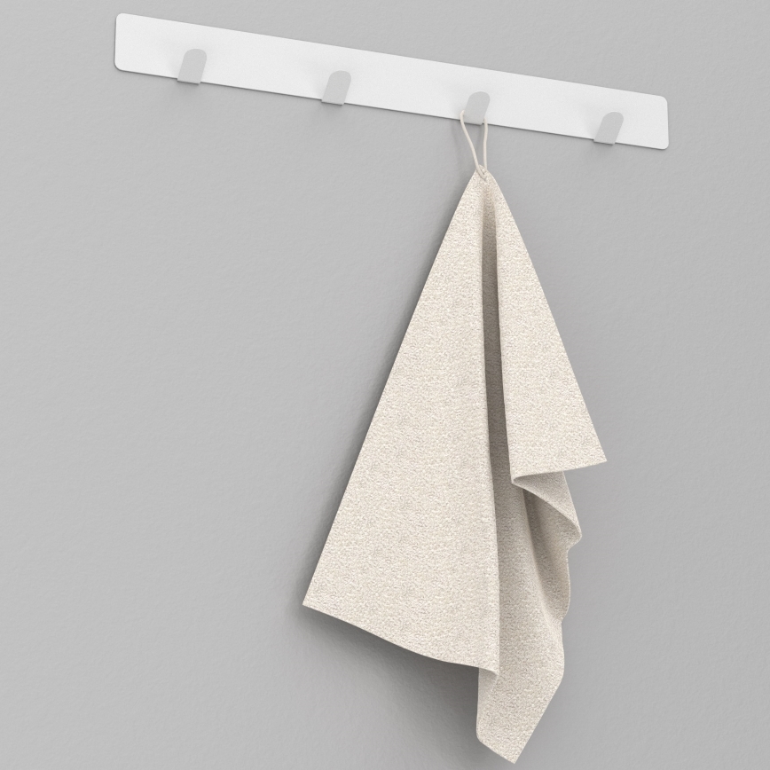 Seinäpyyhepidike 40 cm valkoinen
