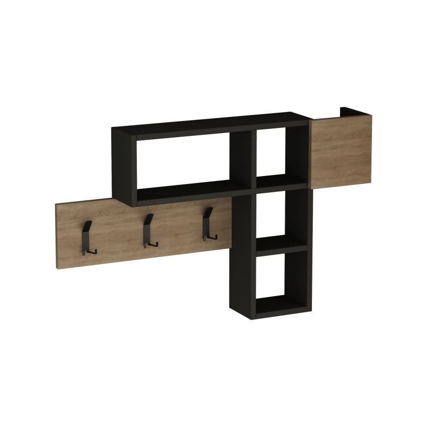 Seinäripustin hyllyllä GAME 61x99,5 cm beige/antrasiitti
