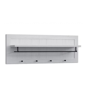 Seinäripustin LEMAS 40x109 cm valkoinen